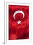 National Flag of Turkey.-Jon Hicks-Framed Photographic Print