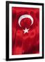 National Flag of Turkey.-Jon Hicks-Framed Photographic Print