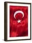 National Flag of Turkey.-Jon Hicks-Framed Photographic Print