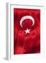 National Flag of Turkey.-Jon Hicks-Framed Photographic Print