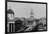 National Gallery and Church of St Martin-in-the-Fields, Westminster, London, c1910-Photochrom Co Ltd of London-Framed Photographic Print