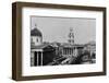 National Gallery and Church of St Martin-in-the-Fields, Westminster, London, c1910-Photochrom Co Ltd of London-Framed Photographic Print