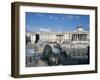 National Gallery and Trafalgar Square, London, England, United Kingdom-G Richardson-Framed Photographic Print