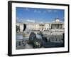 National Gallery and Trafalgar Square, London, England, United Kingdom-G Richardson-Framed Photographic Print