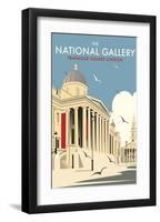 National Gallery - Dave Thompson Contemporary Travel Print-Dave Thompson-Framed Giclee Print