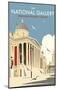 National Gallery - Dave Thompson Contemporary Travel Print-Dave Thompson-Mounted Giclee Print