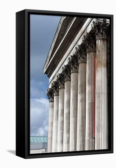 National Gallery on Trafalgar Square, London-Felipe Rodriguez-Framed Stretched Canvas