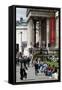 National Gallery on Trafalgar Square, London-Felipe Rodriguez-Framed Stretched Canvas