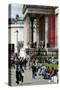 National Gallery on Trafalgar Square, London-Felipe Rodriguez-Stretched Canvas