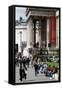 National Gallery on Trafalgar Square, London-Felipe Rodriguez-Framed Stretched Canvas