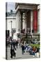 National Gallery on Trafalgar Square, London-Felipe Rodriguez-Stretched Canvas