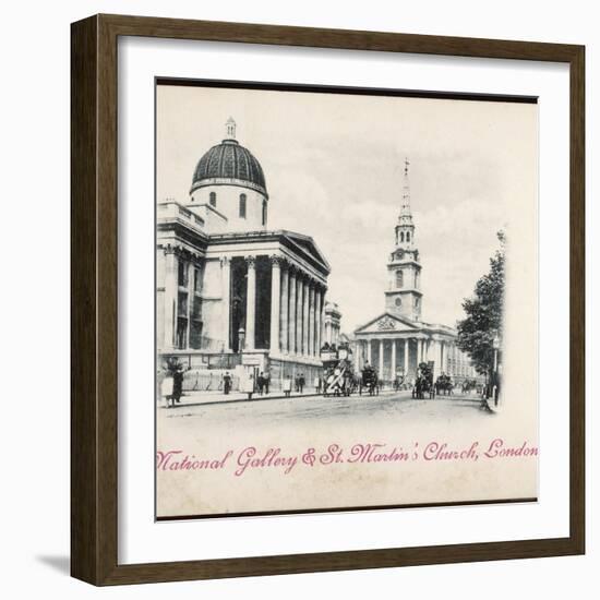 National Gallery Postcrd-null-Framed Photographic Print