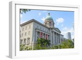 National Gallery Singapore Occupying the Former City Hall and Old Supreme Court Building, Singapore-Fraser Hall-Framed Photographic Print