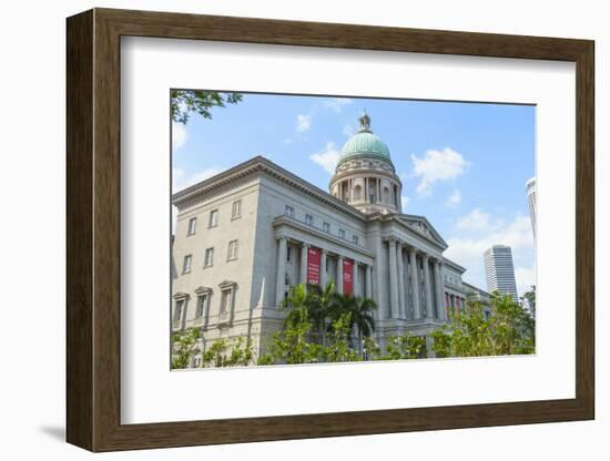 National Gallery Singapore Occupying the Former City Hall and Old Supreme Court Building, Singapore-Fraser Hall-Framed Photographic Print
