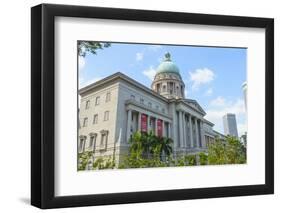 National Gallery Singapore Occupying the Former City Hall and Old Supreme Court Building, Singapore-Fraser Hall-Framed Photographic Print