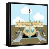 National Gallery, Trafalgar Square-Claire Huntley-Framed Stretched Canvas