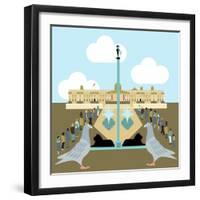 National Gallery, Trafalgar Square-Claire Huntley-Framed Giclee Print