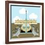 National Gallery, Trafalgar Square-Claire Huntley-Framed Giclee Print