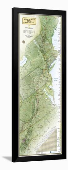 National Geographic Appalachian Trail Map-null-Framed Poster