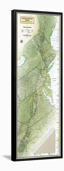 National Geographic Appalachian Trail Map-null-Framed Poster
