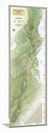National Geographic Appalachian Trail Map-null-Mounted Poster