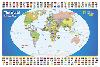 National Geographic Kids World Political Map-null-Lamina Framed Poster