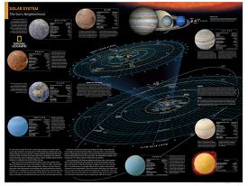 National Geographic Solar System Wall Mural Home Decor