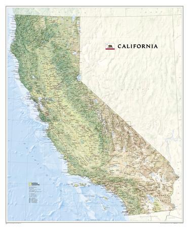 National Geographic California Map Laminated Poster Posters National Geographic Maps National Geographic California Map Laminated Poster U L F5IPCX0 