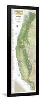 National Geographic Pacific Crest Trail Map-null-Framed Poster