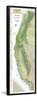 National Geographic Pacific Crest Trail Map-null-Framed Poster