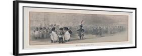 National Guard at the Tuileries, 1846?-John Gilbert-Framed Giclee Print