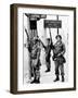 National Guardsmen at a Los Angeles City Limits-null-Framed Photo