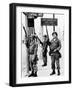 National Guardsmen at a Los Angeles City Limits-null-Framed Photo