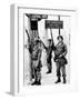 National Guardsmen at a Los Angeles City Limits-null-Framed Photo