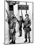 National Guardsmen at a Los Angeles City Limits-null-Mounted Photo