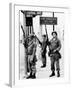 National Guardsmen at a Los Angeles City Limits-null-Framed Photo