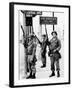 National Guardsmen at a Los Angeles City Limits-null-Framed Photo