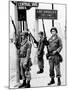 National Guardsmen at a Los Angeles City Limits-null-Mounted Photo