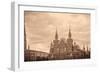 National Historic Museum at Red Square in Moscow-Banauke-Framed Photographic Print