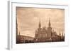 National Historic Museum at Red Square in Moscow-Banauke-Framed Photographic Print