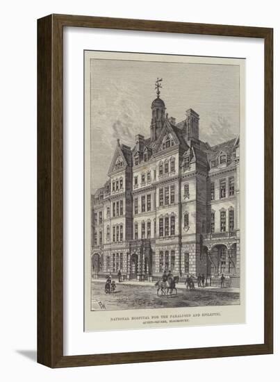 National Hospital for the Paralysed and Epileptic, Queen-Square, Bloomsbury-Frank Watkins-Framed Giclee Print