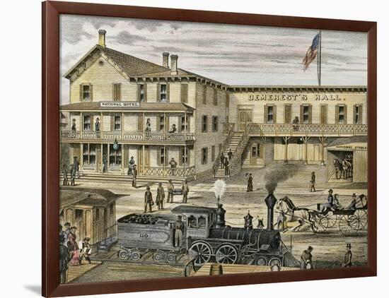 National Hotel in Warwick-Tarker-Framed Giclee Print