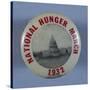 National Hunger March Button-David J. Frent-Stretched Canvas