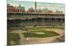 National League, Cubs Ball Park, Chicago-null-Mounted Premium Giclee Print