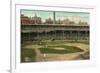 National League, Cubs Ball Park, Chicago-null-Framed Art Print