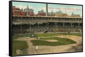 National League, Cubs Ball Park, Chicago-null-Framed Stretched Canvas