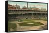National League, Cubs Ball Park, Chicago-null-Framed Stretched Canvas
