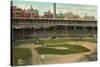National League, Cubs Ball Park, Chicago-null-Stretched Canvas