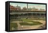 National League, Cubs Ball Park, Chicago-null-Framed Stretched Canvas