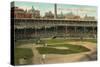 National League, Cubs Ball Park, Chicago-null-Stretched Canvas